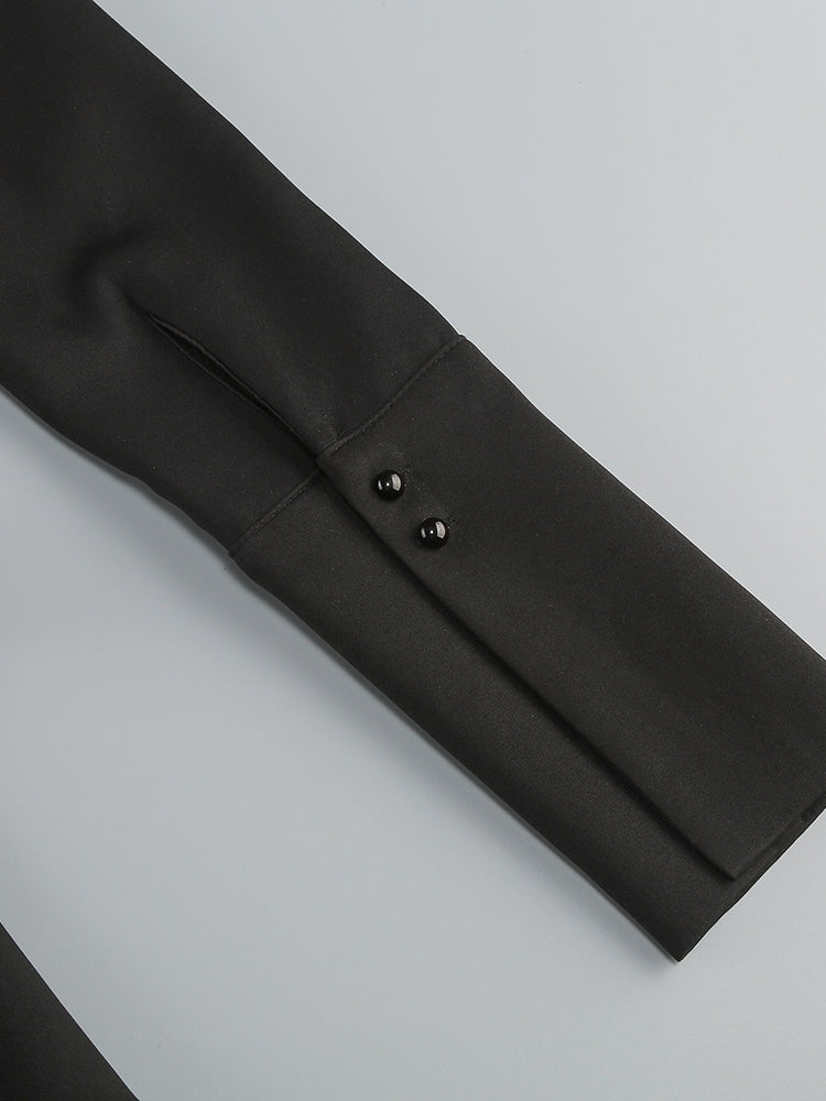 Peplum Oberteil Damen | Elegantes Top mit Glitzer-Corset