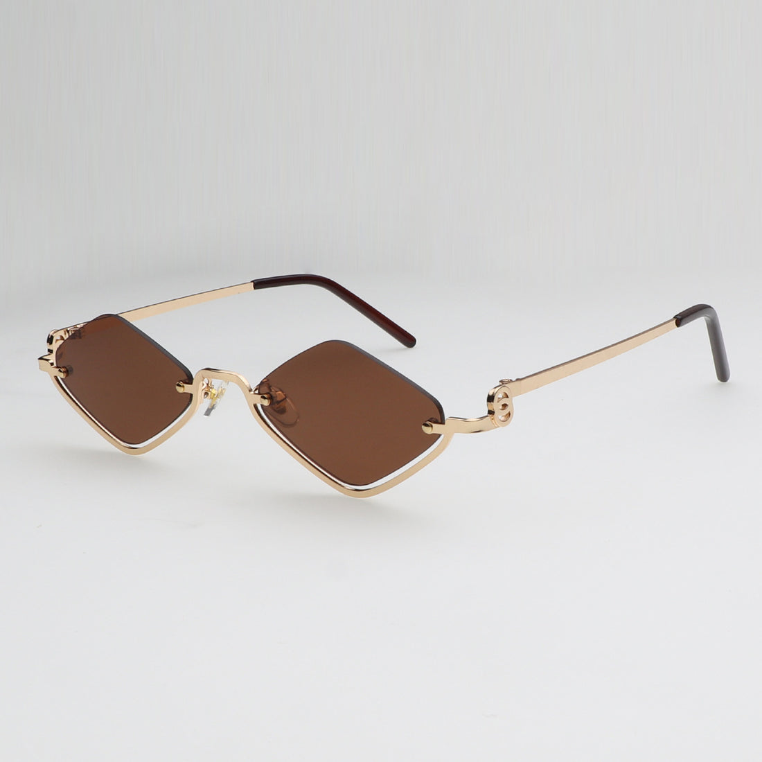 Vintage Sonnenbrille Damen | Kleine Polygon-Sonnenbrille