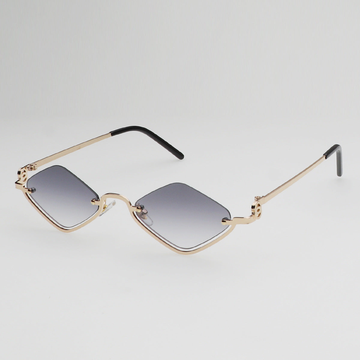 Vintage Sonnenbrille Damen | Kleine Polygon-Sonnenbrille