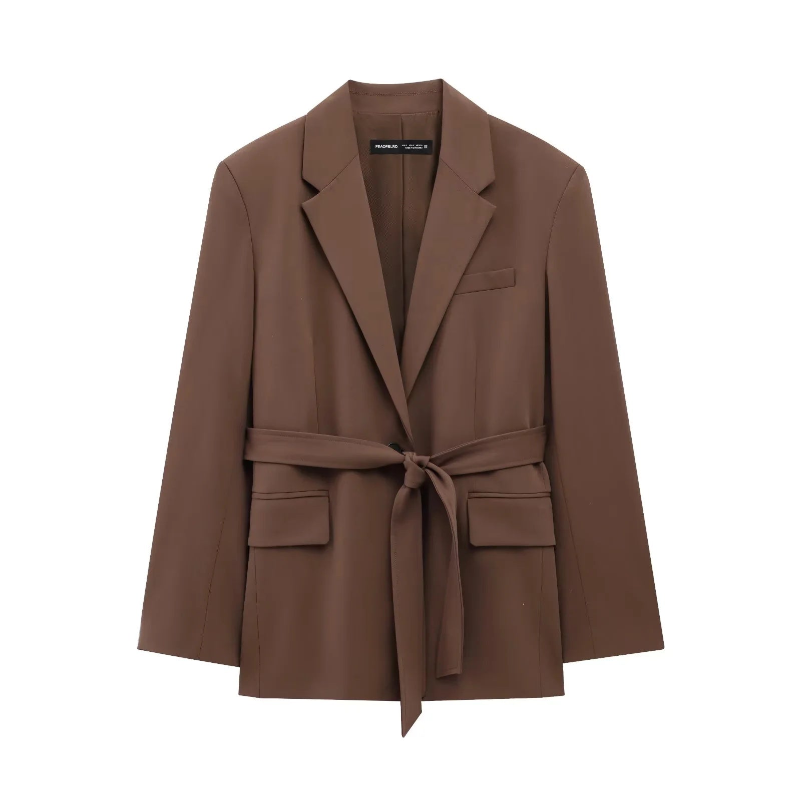 Eleganter Zweiteiler Damen | Blazer & Hose in Braun