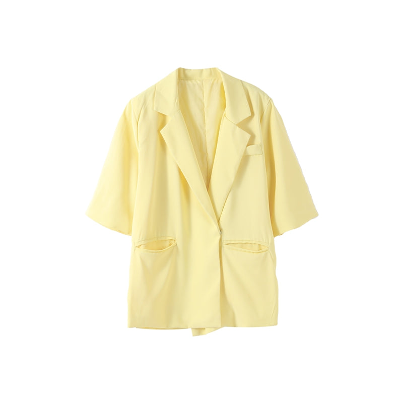 Athleisure-Set mit figurbetonter Blazer mit Hose