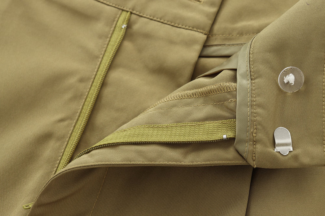 Zweiteiliges Hosen-Set Damen | Modernes Outfit in Khaki