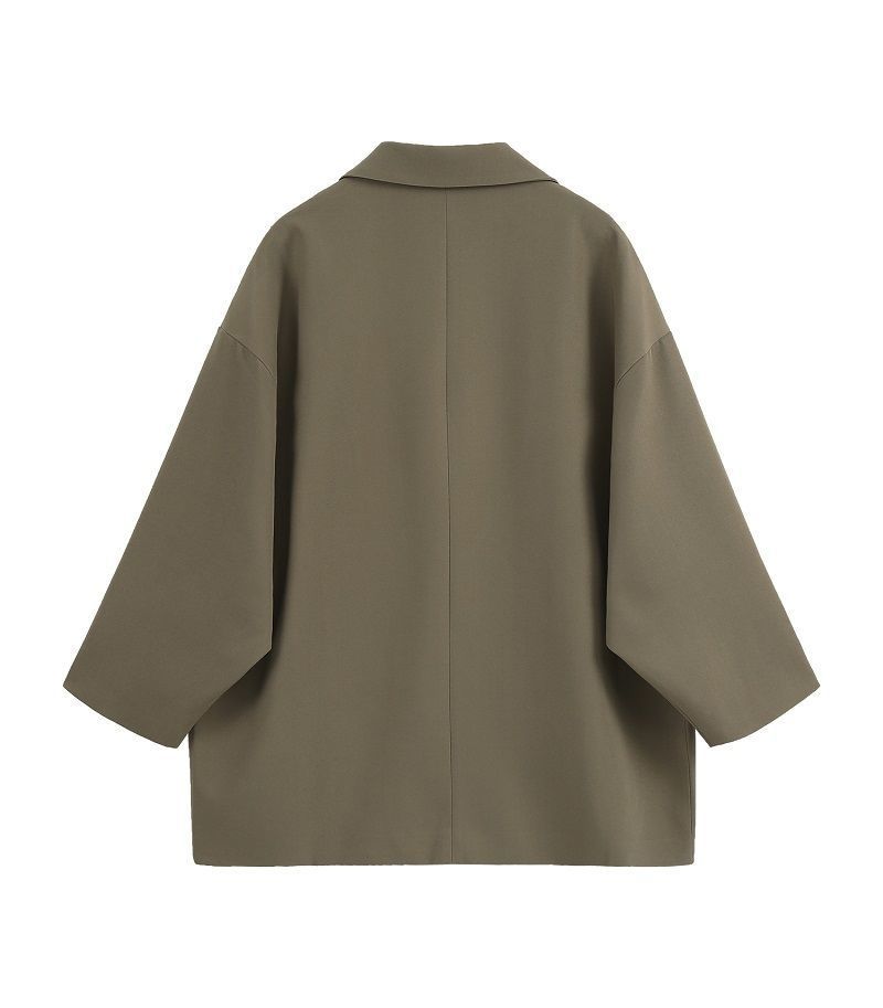 Oversize Blazer Damen | Moderner Khaki Boyfriend-Blazer