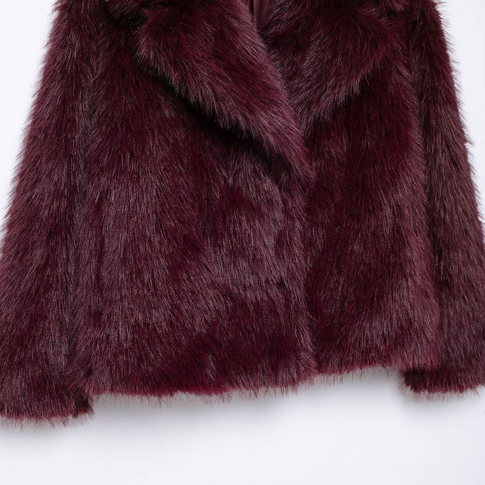 Faux Fur Jacke Damen