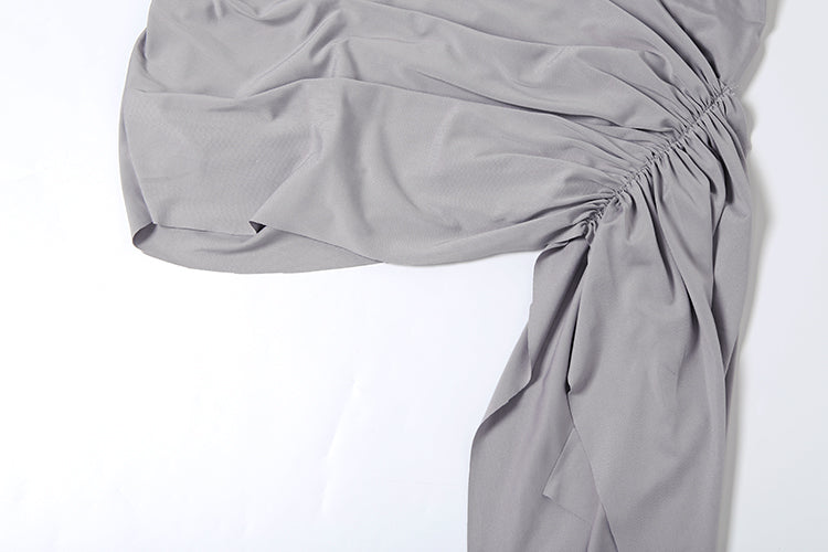 Asymmetrisches Zweiteiler-Set mit Drapierung