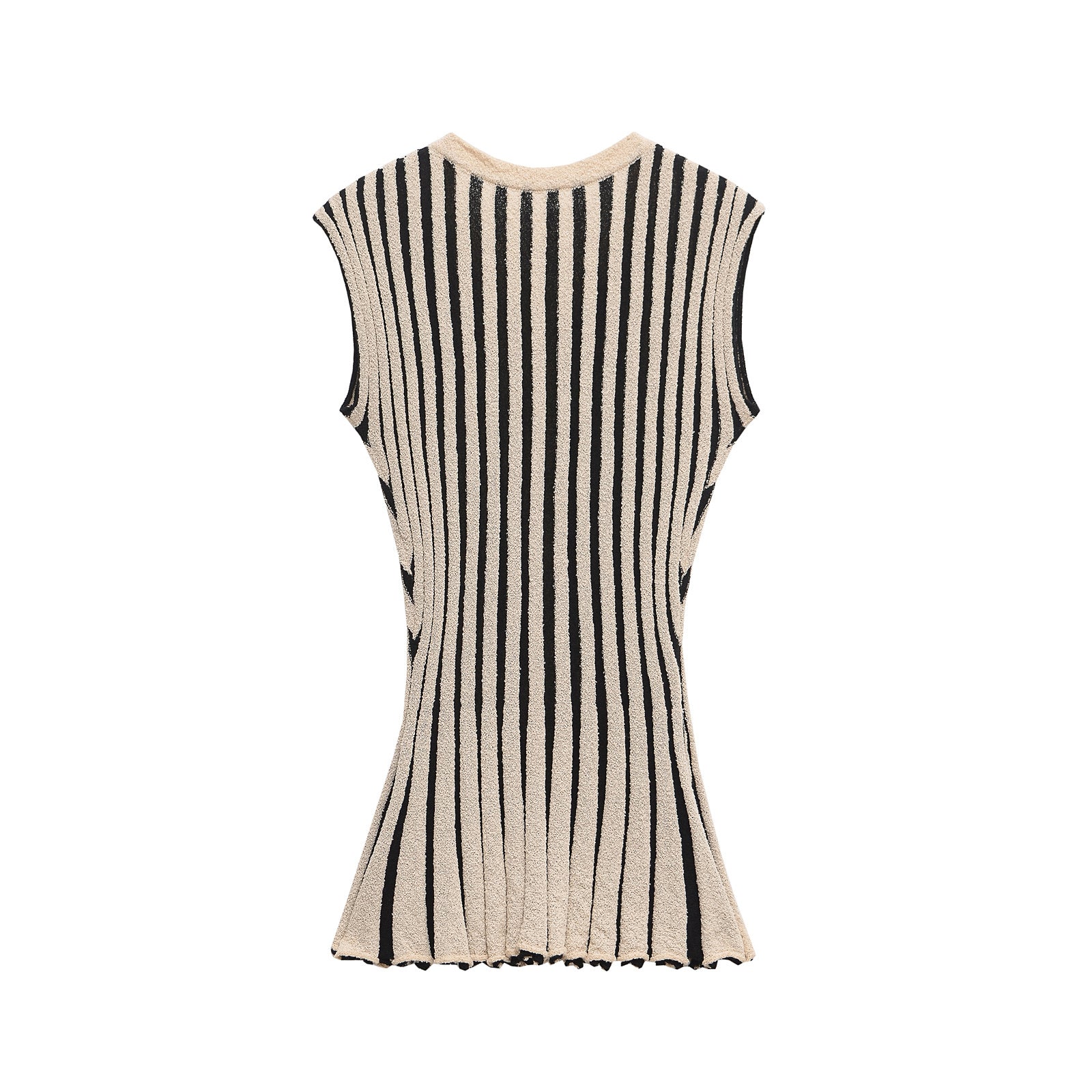 Zweiteiler-Set mit Streifen aus weichem Feinstrick