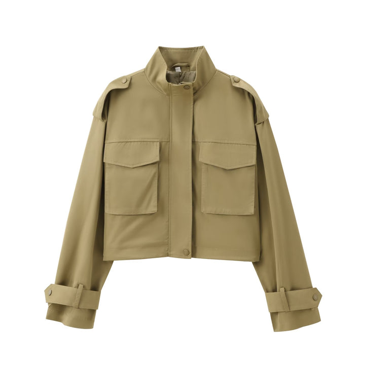 Zweiteiliges Hosen-Set Damen | Modernes Outfit in Khaki