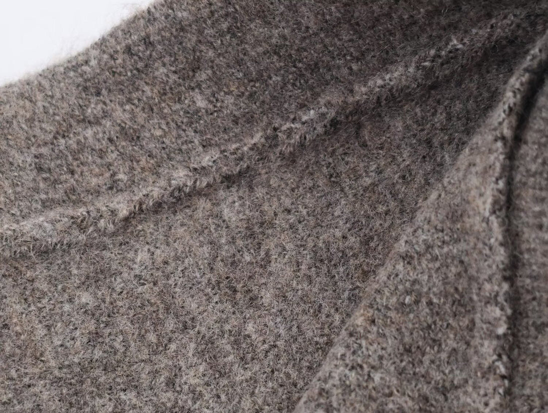 Rüschen Zweiteiler Damen | Elegantes Set in Grau