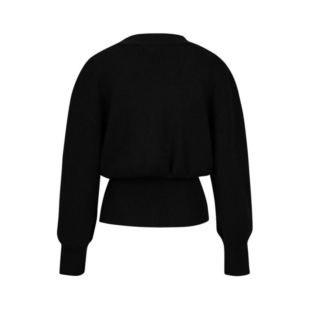 Elegante Strickjacke mit außergewöhnlichem Knopf