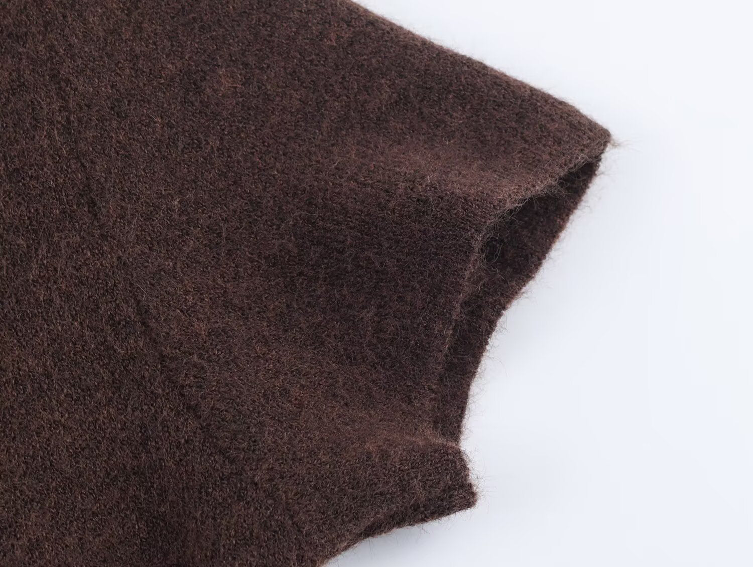 Wollkleid Damen | Elegantes Kleid mit Kunstfellsaum