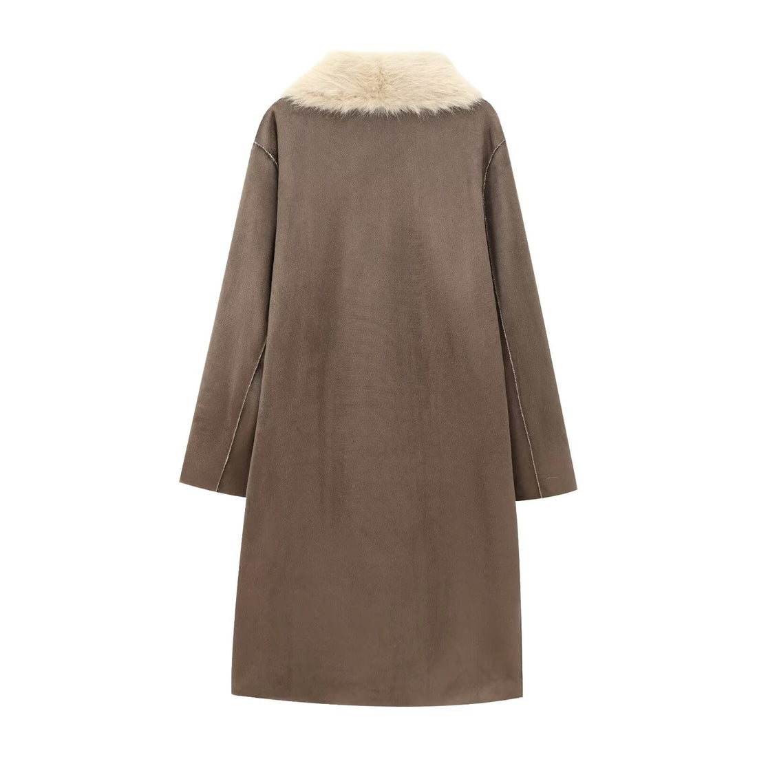 Wende-Mantel Damen | Kunstfell & Velours | Wintermantel