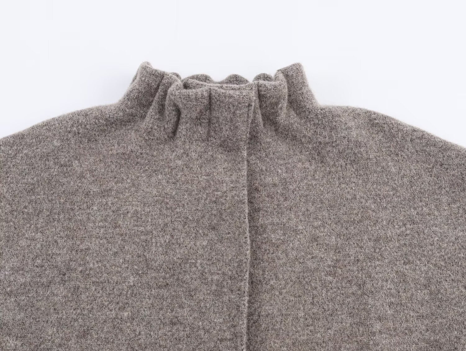 Rüschen Zweiteiler Damen | Elegantes Set in Grau