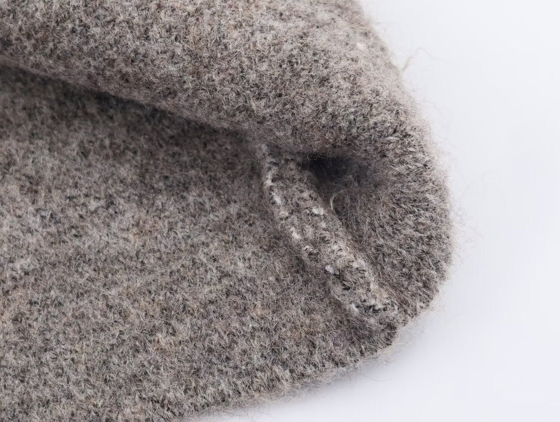 Rüschen Zweiteiler Damen | Elegantes Set in Grau