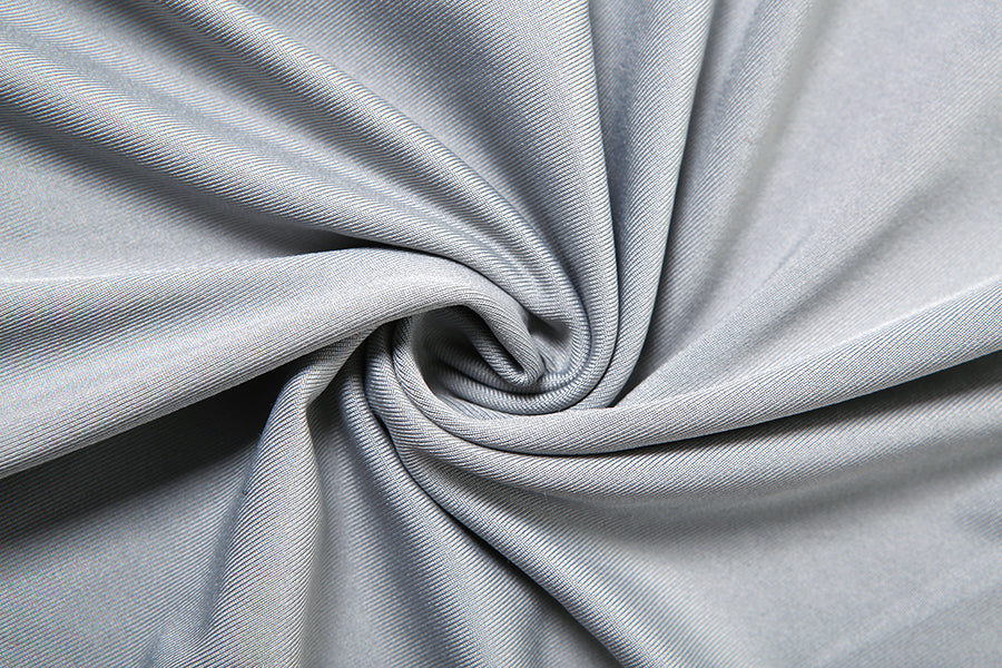 Gerüschtes Zweiteiler-Set mit Crop Top und Maxirock