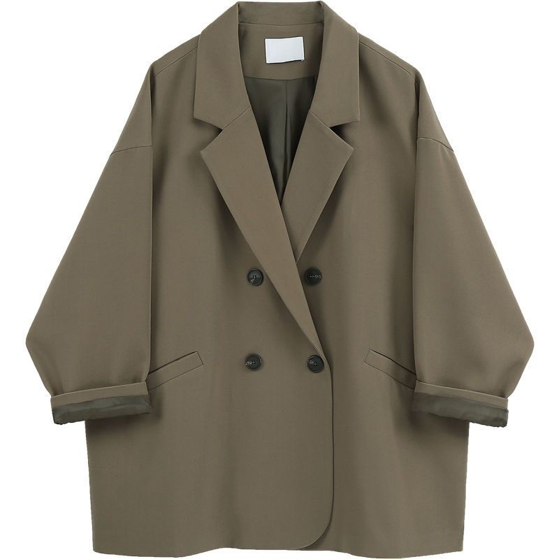 Oversize Blazer Damen | Moderner Khaki Boyfriend-Blazer