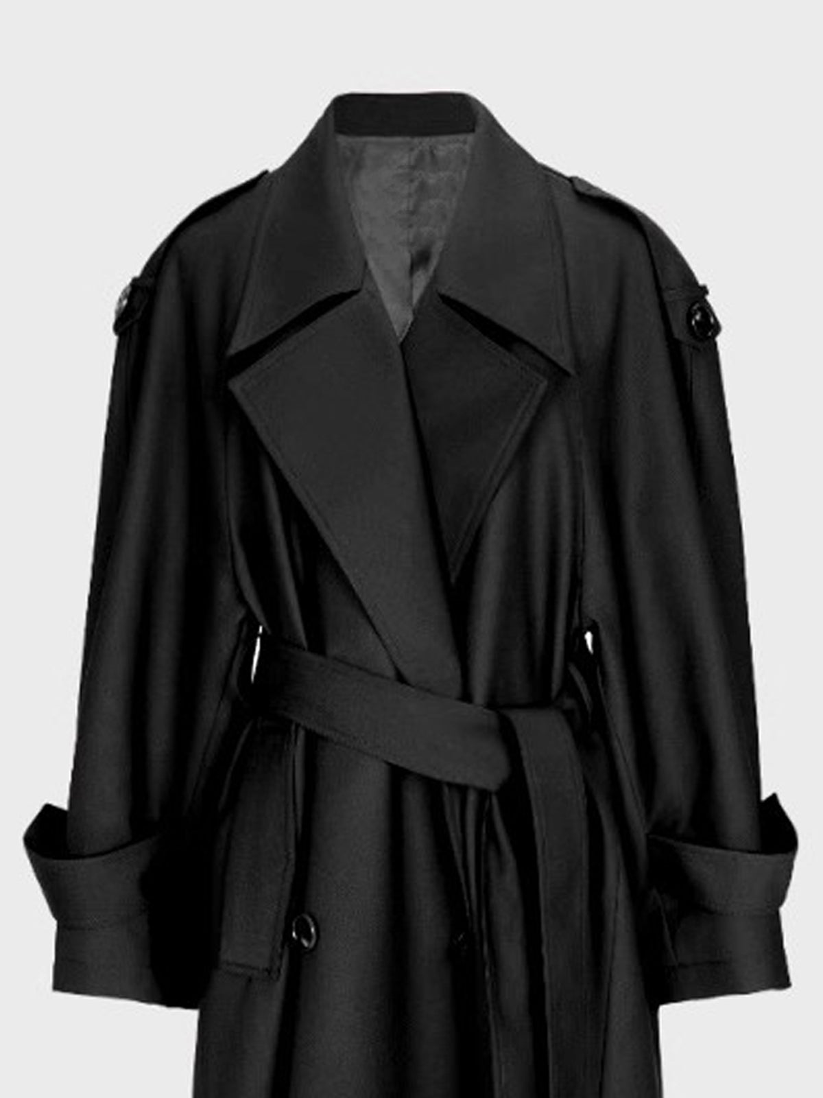 Extra langer Trenchcoat Damen | Eleganter Mantel in Braun & Schwarz