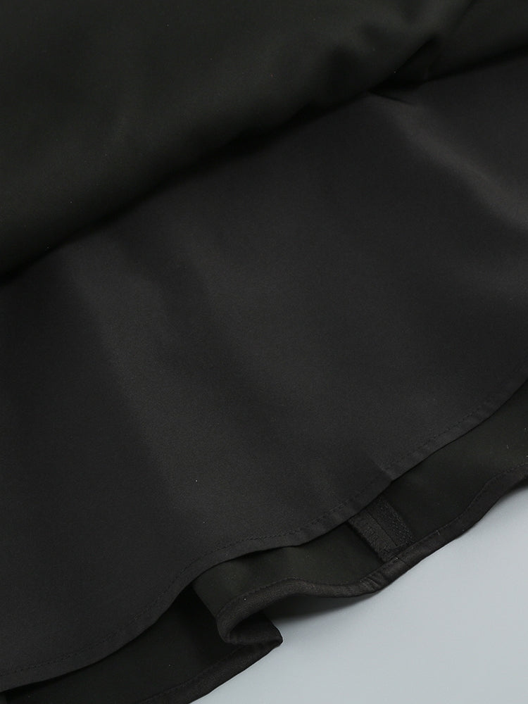 Peplum Oberteil Damen | Elegantes Top mit Glitzer-Corset