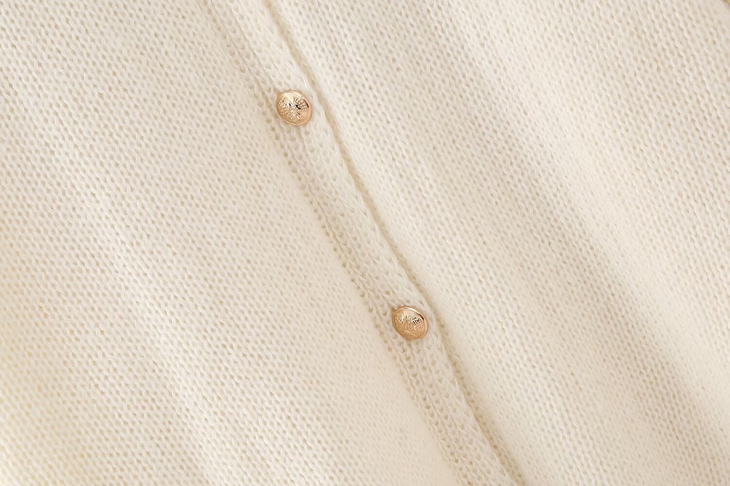 Oversize Cardigan Damen | Beiger Strickcardigan Cozy Look