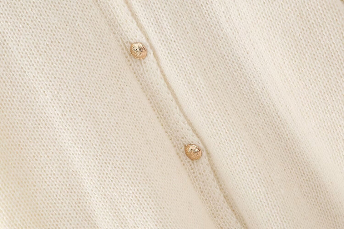 Oversize Cardigan Damen | Beiger Strickcardigan Cozy Look