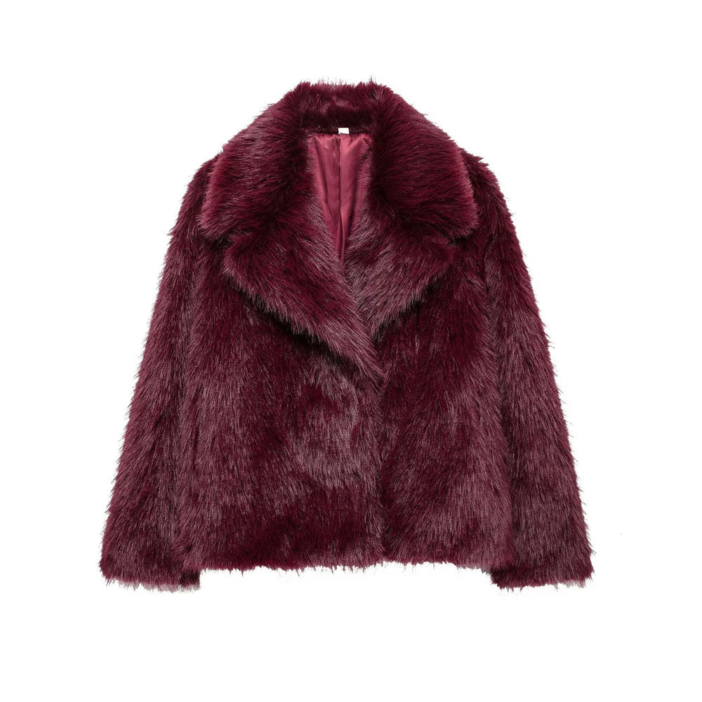 Faux Fur Jacke Damen