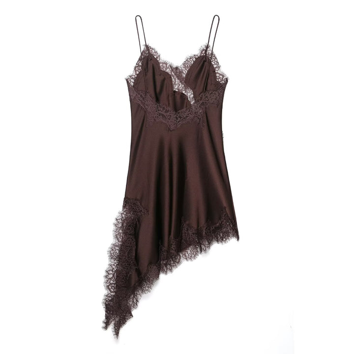 Elegantes Spitzenkleid in Braun | Sexy Abend- & Partykleid