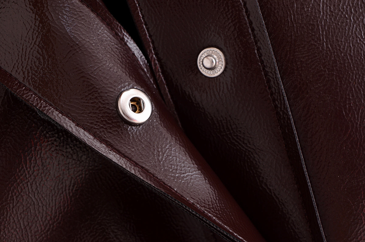 Stylisches Damen Rock-Set aus Kunstleder | Zweiteilig Jacke & Minirock