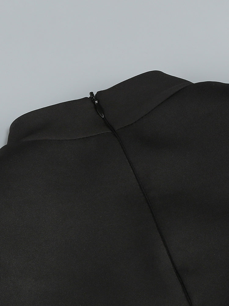 Peplum Oberteil Damen | Elegantes Top mit Glitzer-Corset