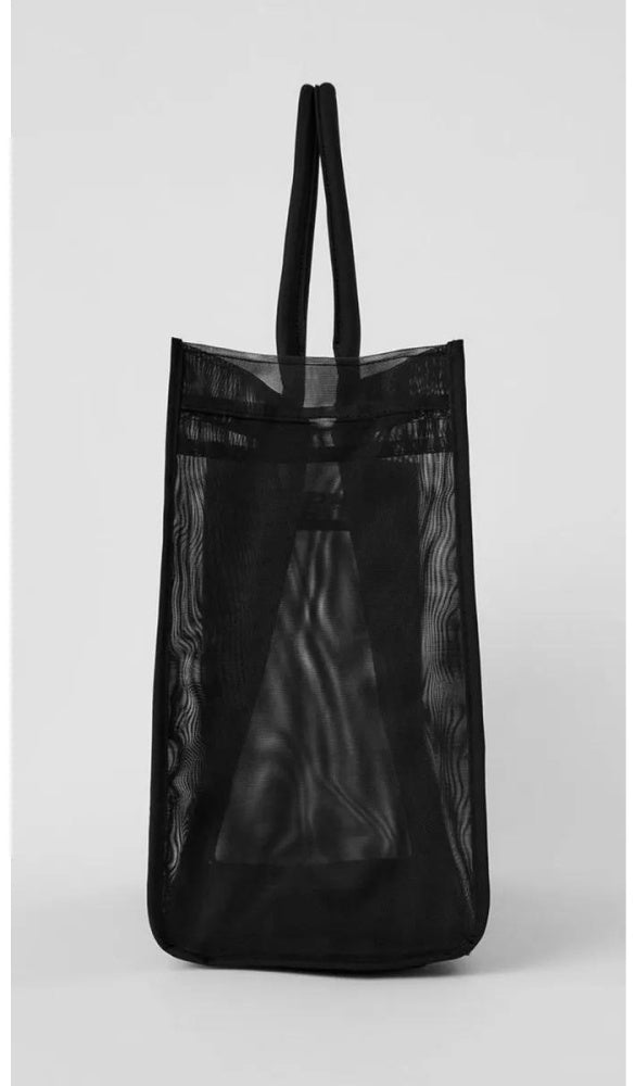 Transparente Mesh Tasche Damen | Leichte Tragetasche Schwarz