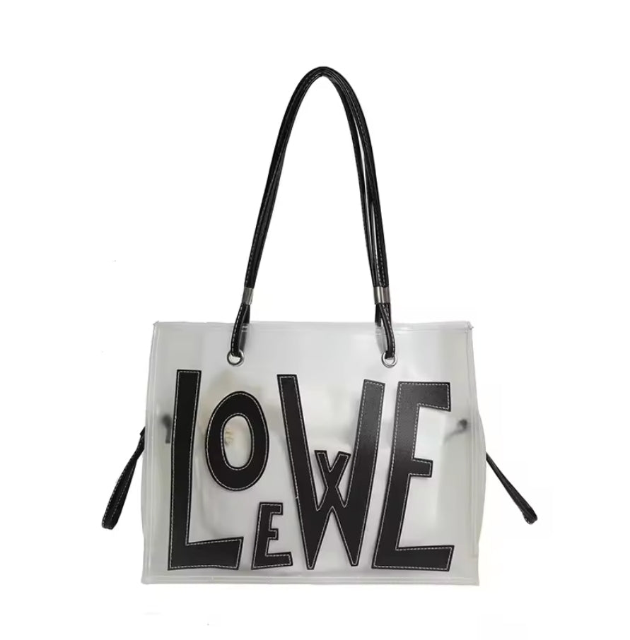 Graffiti Tasche Damen | Transparente Handtasche Trend