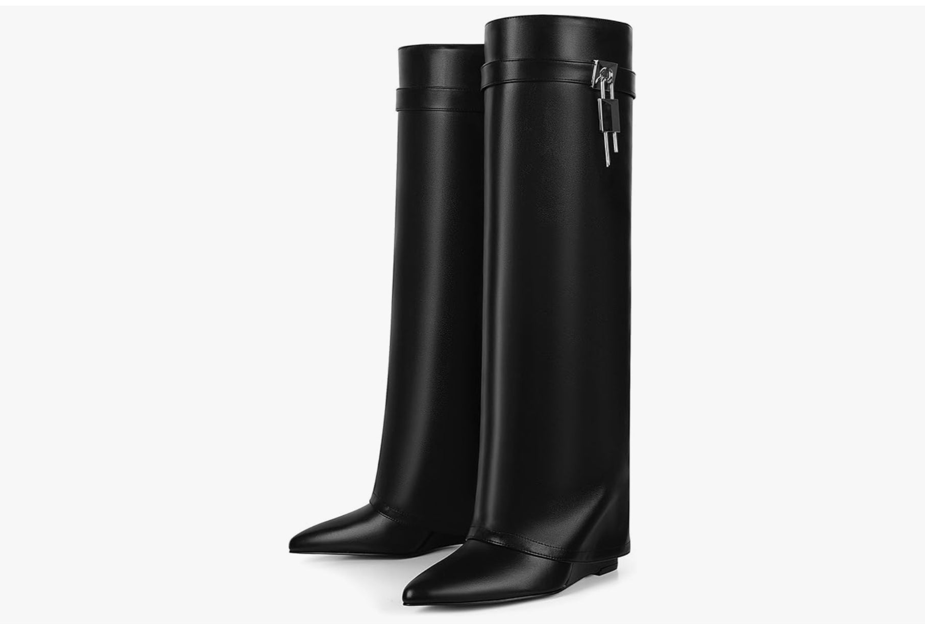 Kniehohe Stiefel Damen | Western Boots mit Stiletto-Absatz