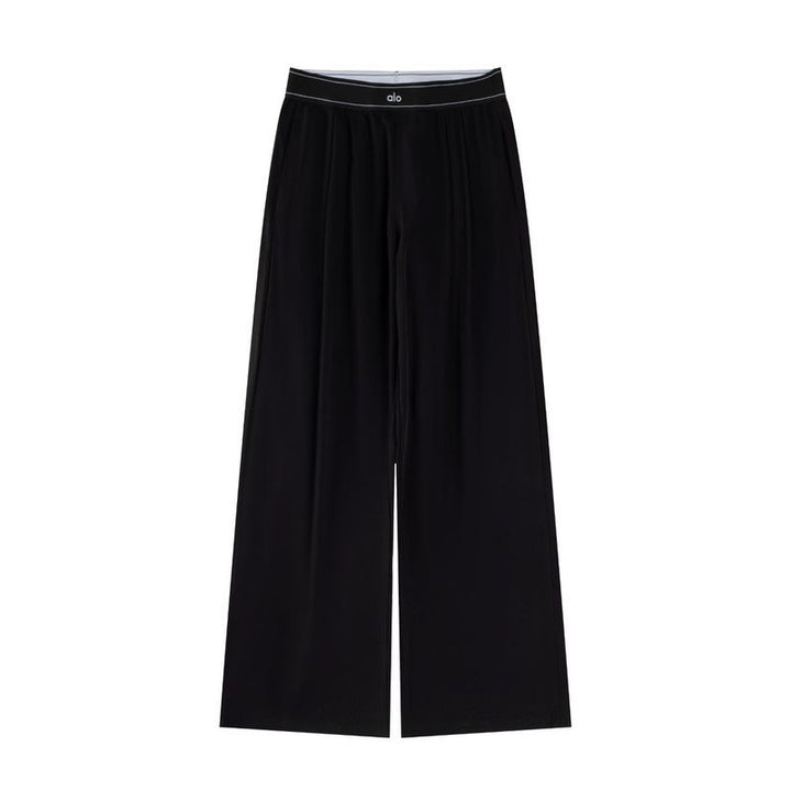 Wide-Leg Hose Damen | Schwarze Style Hose